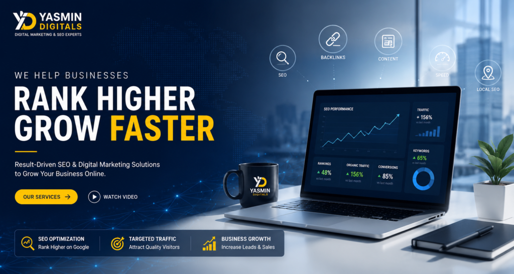 Digital marketing agency in Mumbai offering SEO services, website development, and online growth solutions